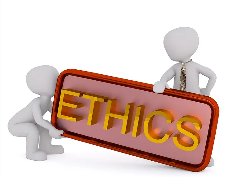 Why ethics is connected with commercial law?